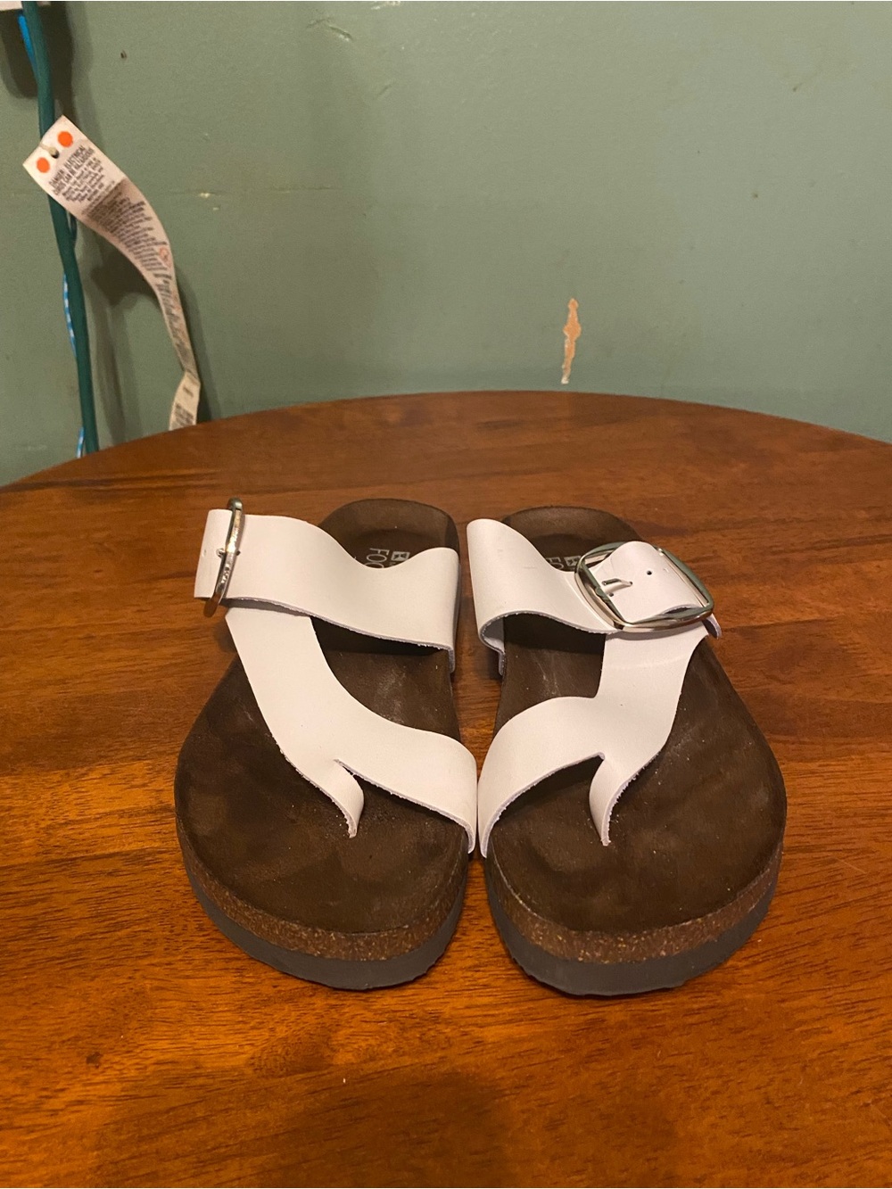 White Mountain White Buckle Footbeds